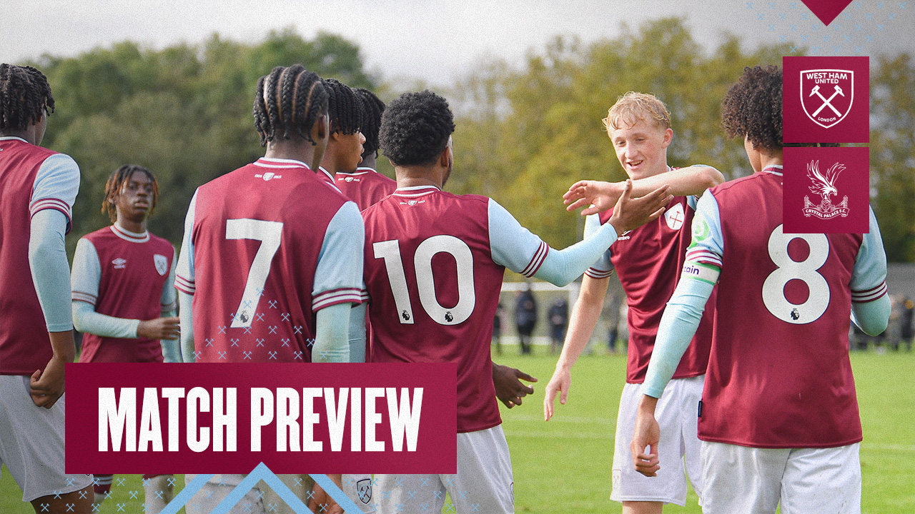 Preview | West Ham United U18s v Crystal Palace U18s