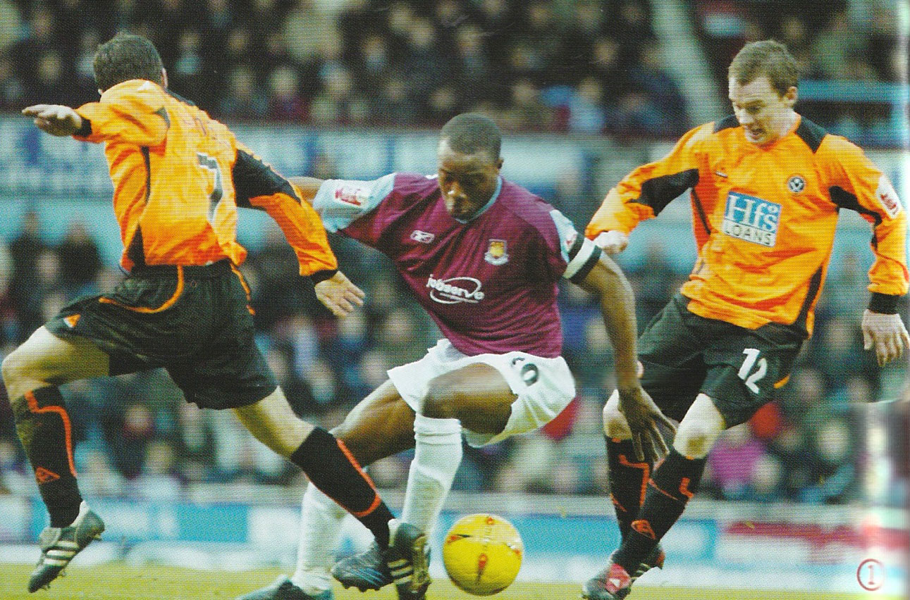 Nigel Reo-Coker in action against Sheffield United