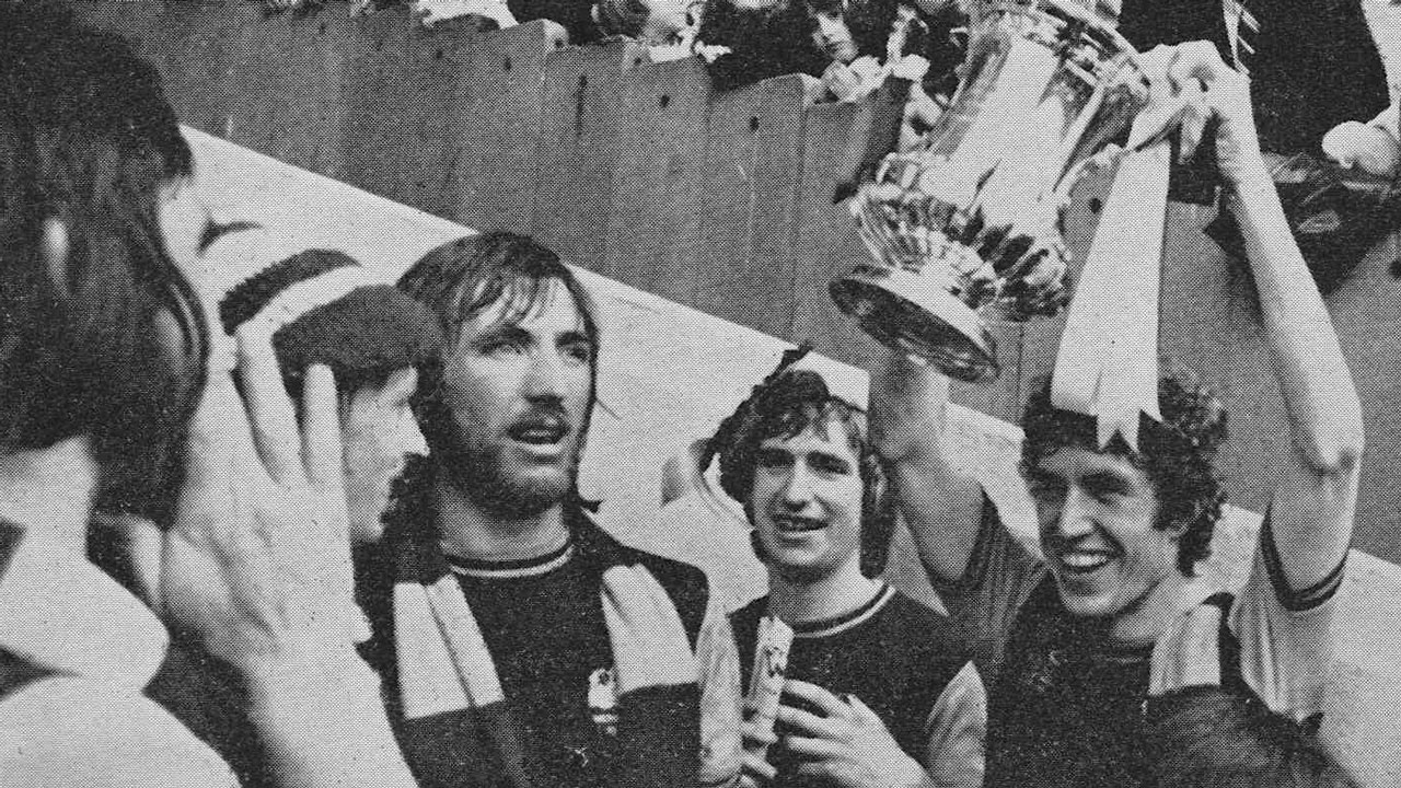 Pat Holland lifted the FA Cup in 1975