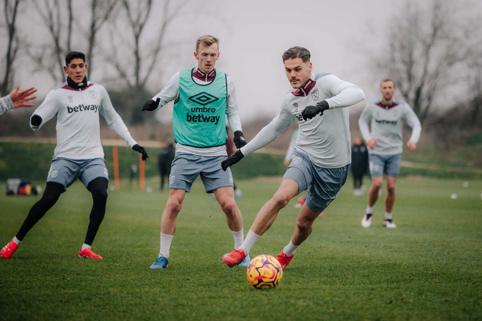 James Ward-Prowse in training