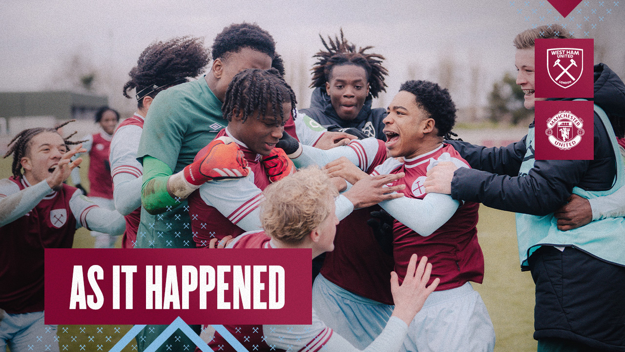 As It Happened | U18s v Manchester United U18s