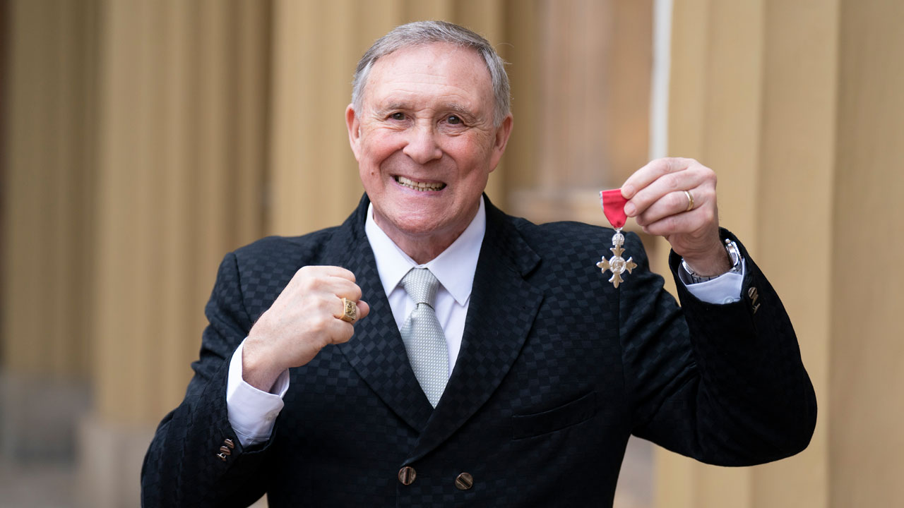 Being made an MBE was a proud moment for John