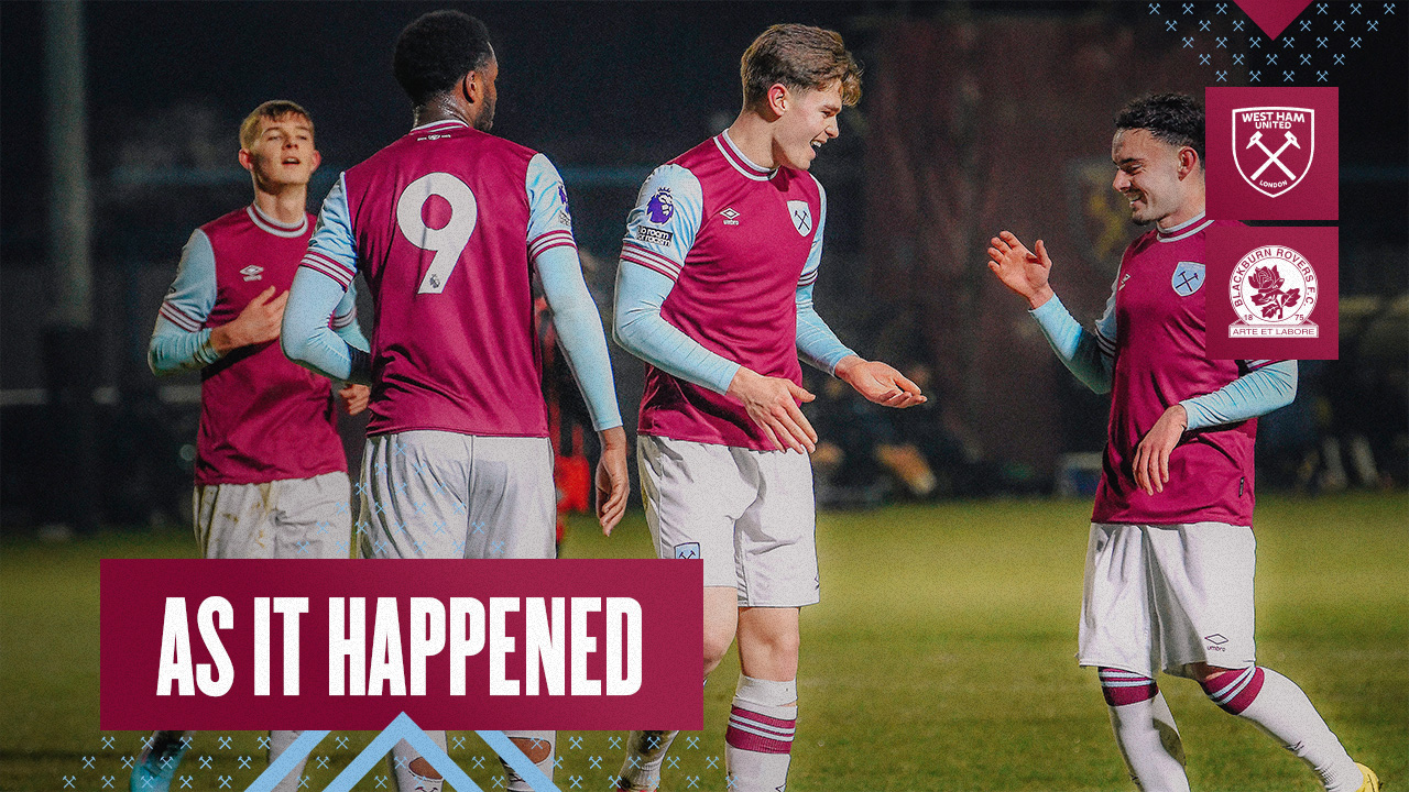 As it Happened | U21s v Blackburn Rovers