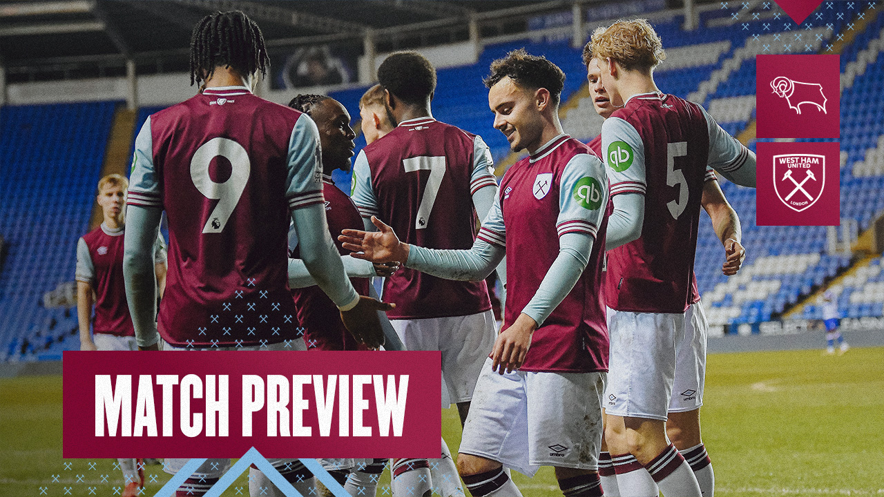 Preview | Derby County U21s v West Ham United U21s