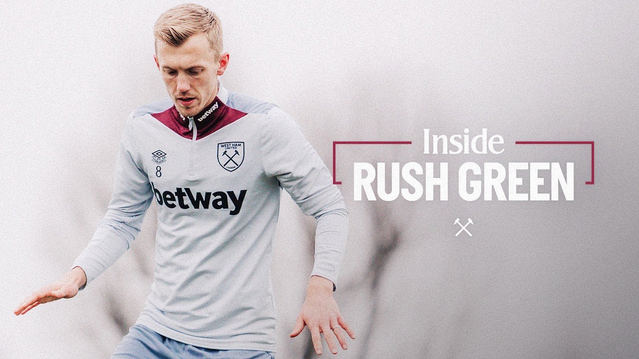 James Ward-Prowse trains at Rush Green