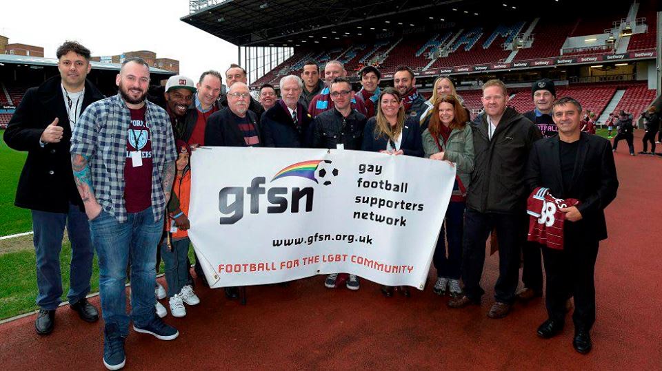 Pride of Irons at the Boleyn Ground in 2015