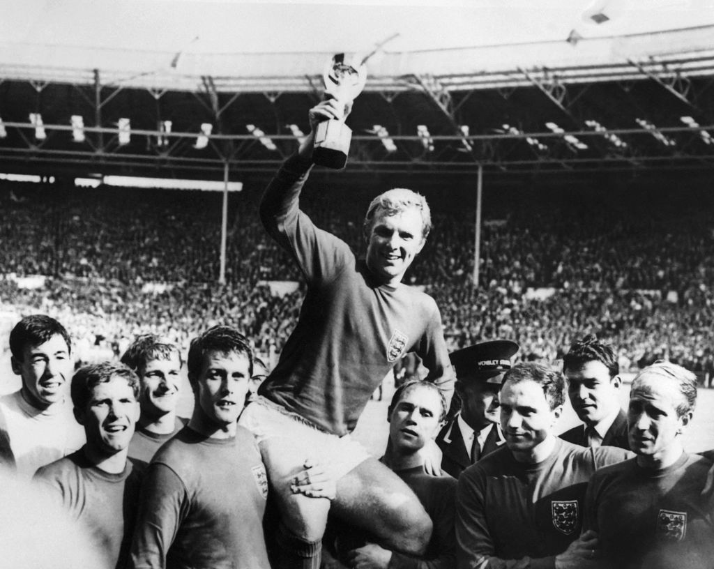 England celebrate winning the World Cup in 1966