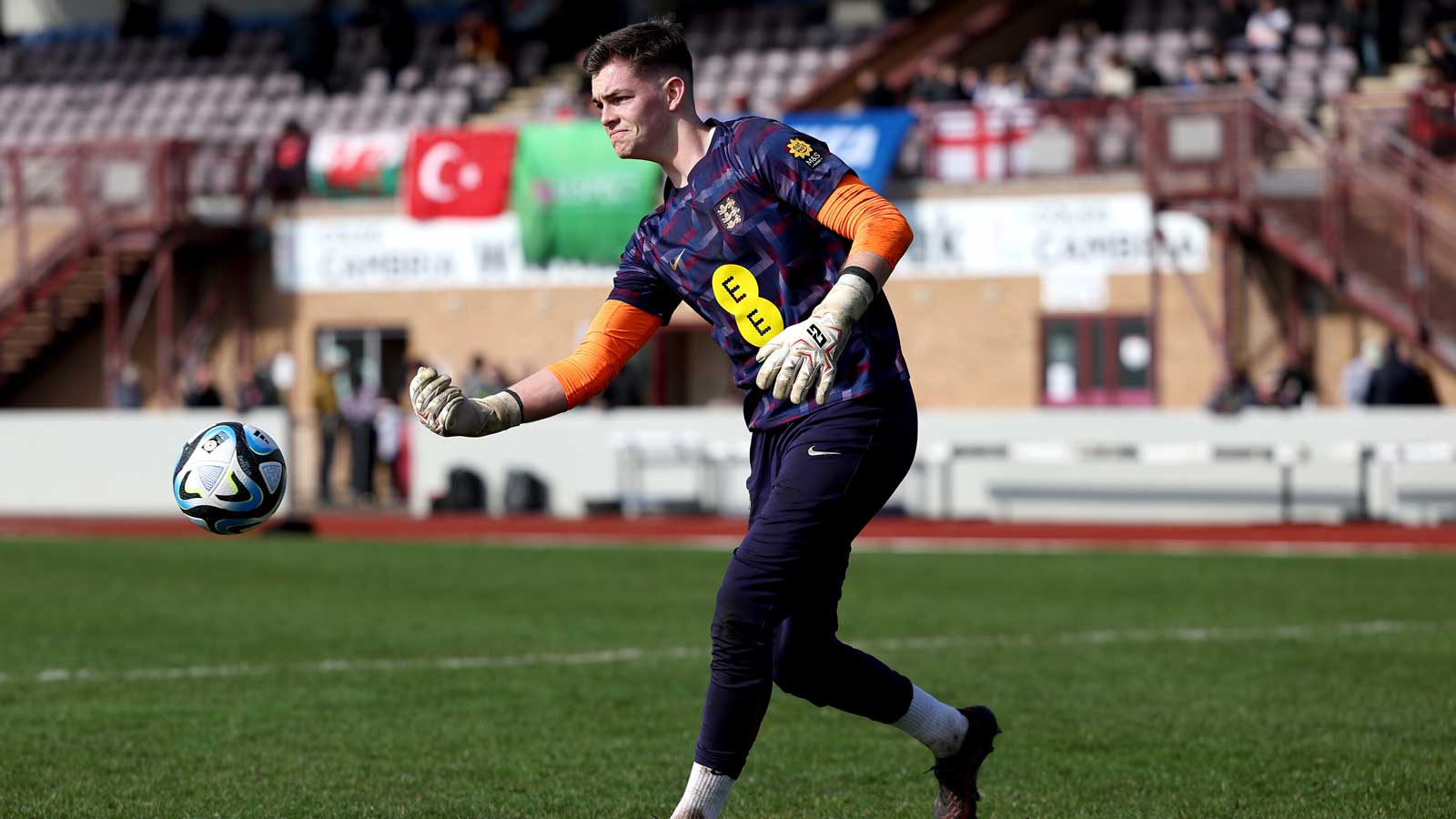 Finlay Herrick in action for England