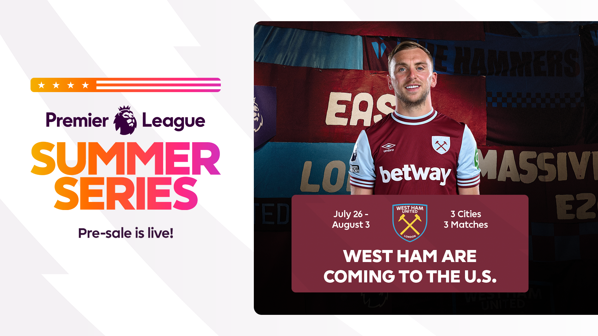 Premier League Summer Series pre-sale live now