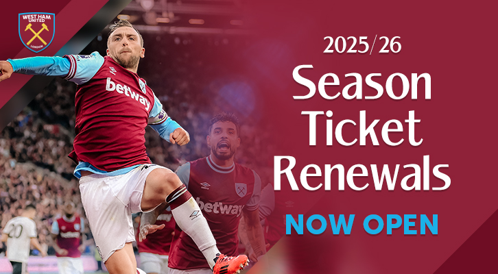 Season Ticket renewals 2024/25