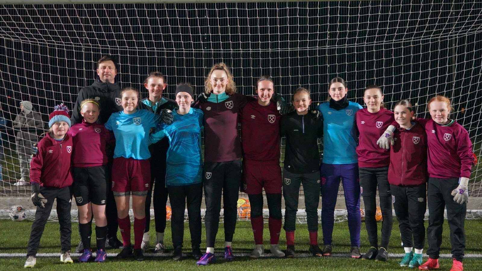 KInga Szemik at the West Ham United Foundation