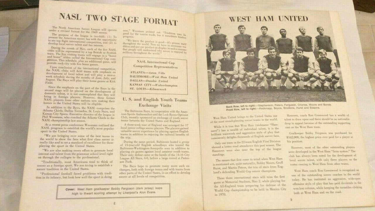 The NASL International Cup format explained in the official programme