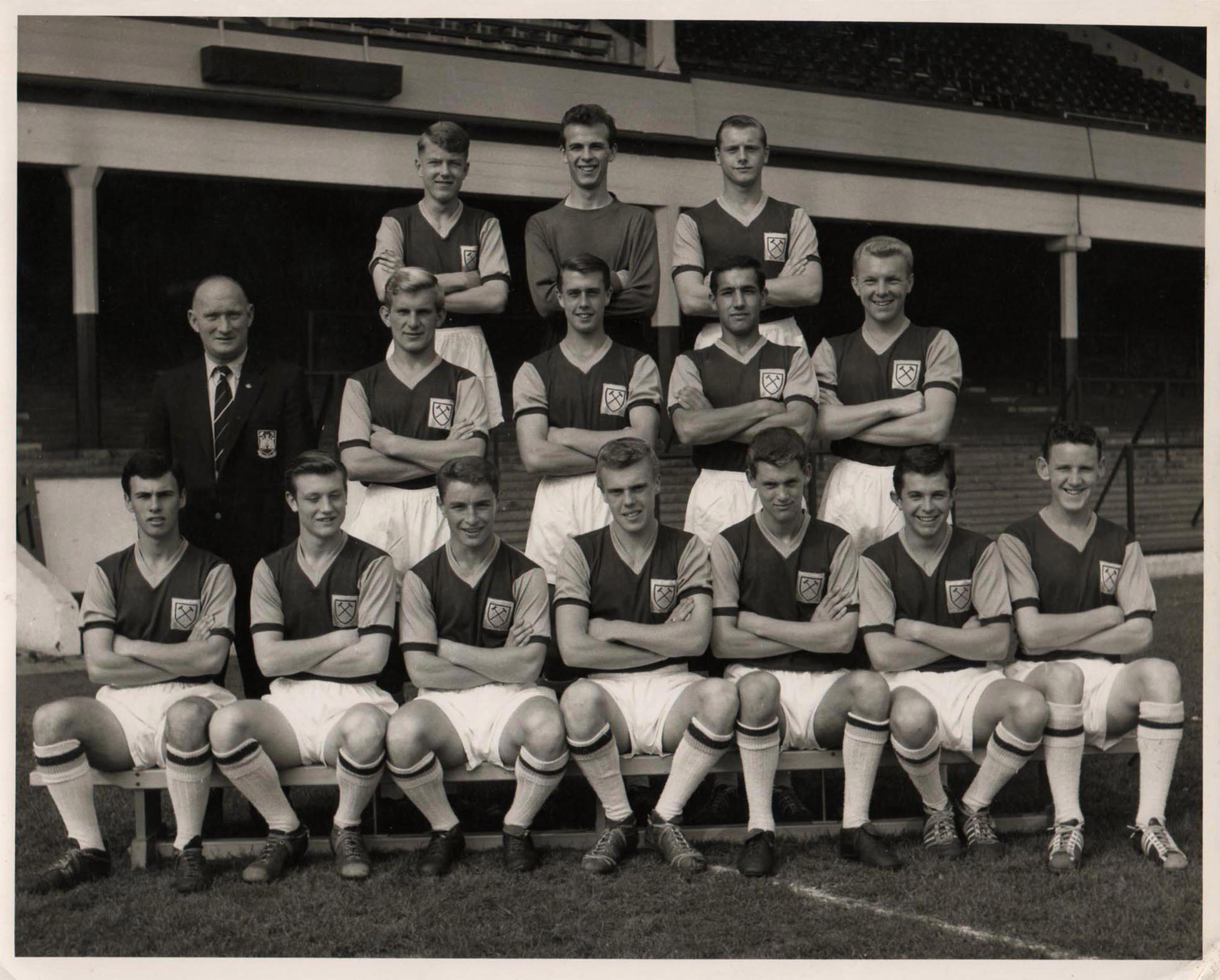 West Ham United's 1959 FA Youth Cup runners-up
