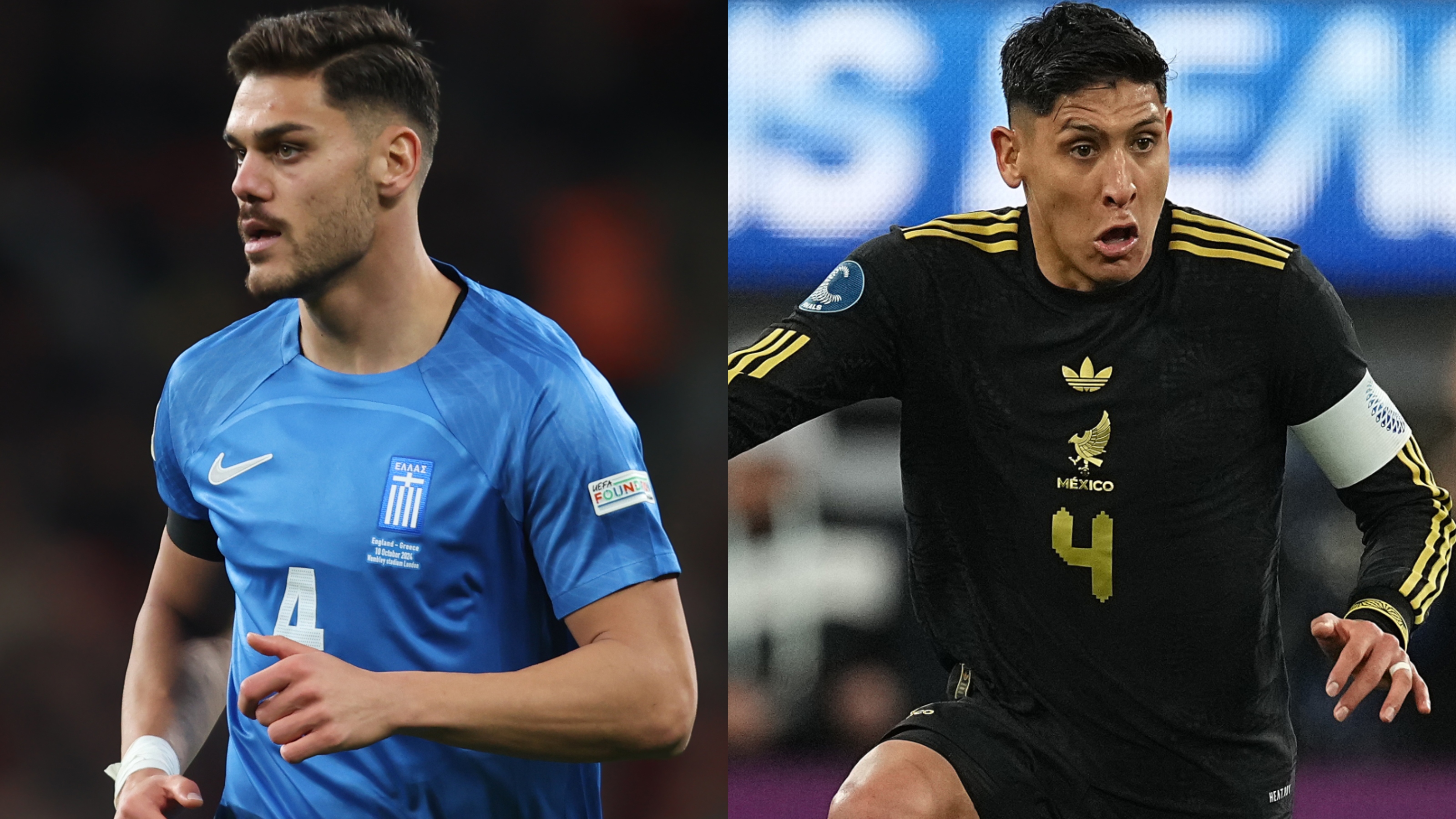 Dinos Mavropanos and Edson Álvarez