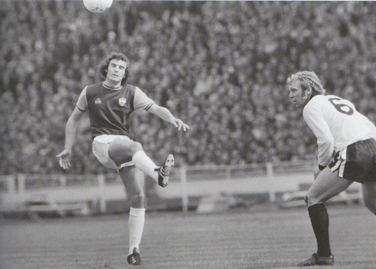 Sir Trevor came up against Bobby Moore at Wembley