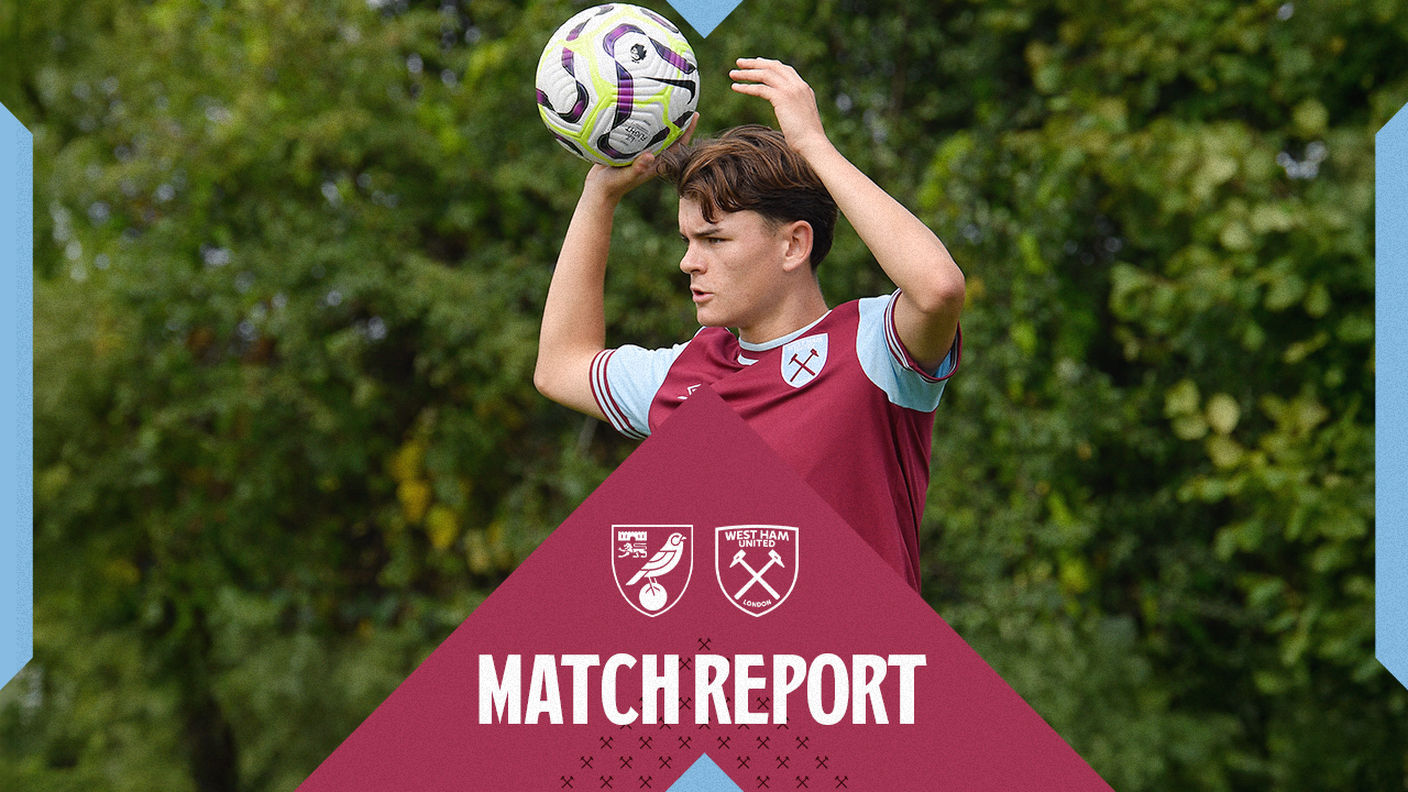 Match Report | Norwich U18s v West Ham U18s