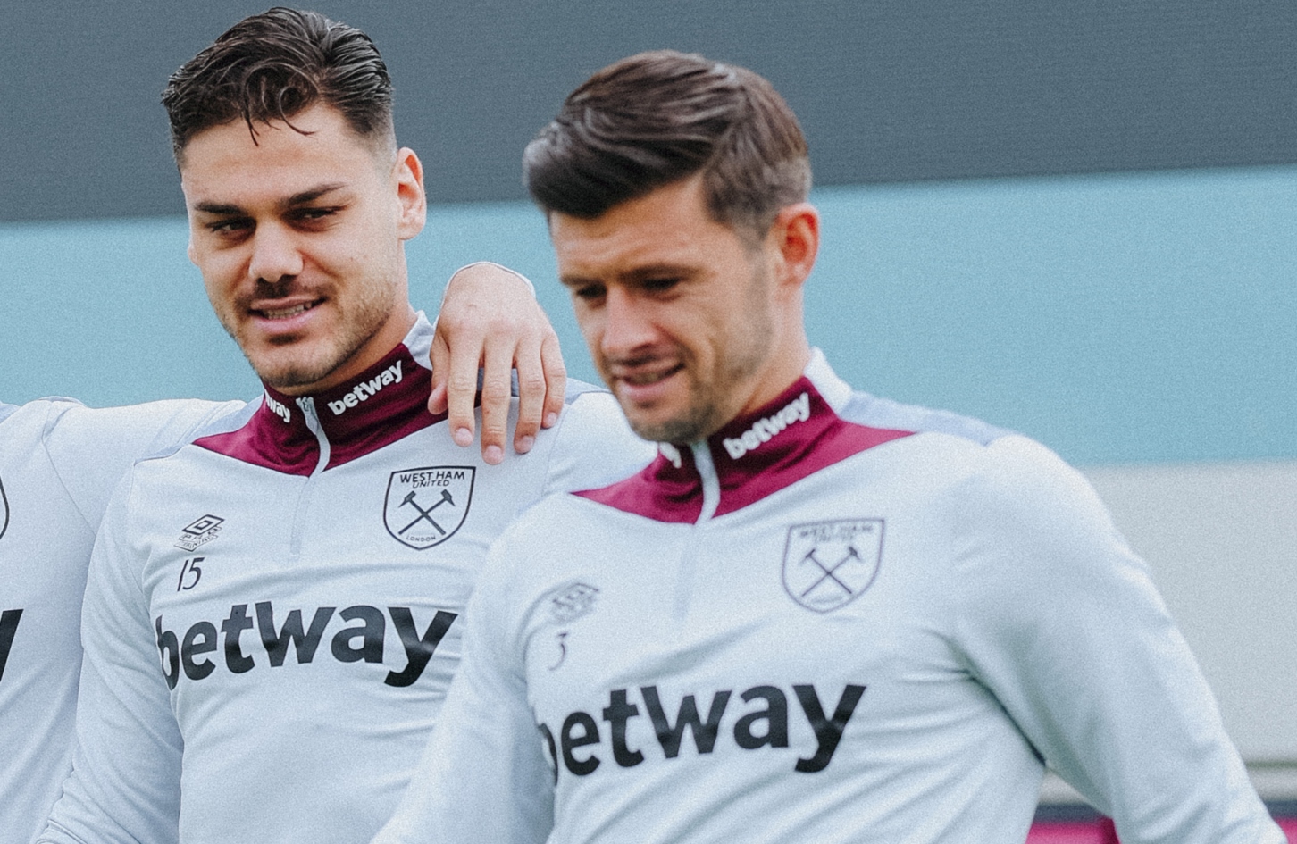 Dinos Mavropanos and Aaron Cresswell