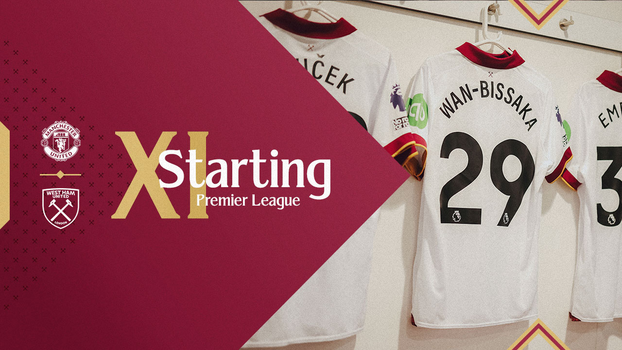 Starting XI v Manchester United