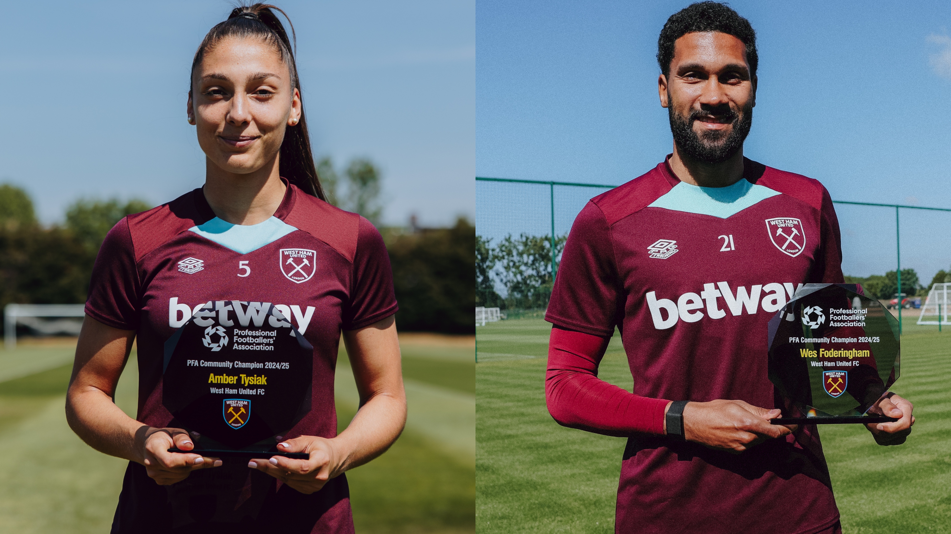 Amber Tysiak and Wes Foderingham