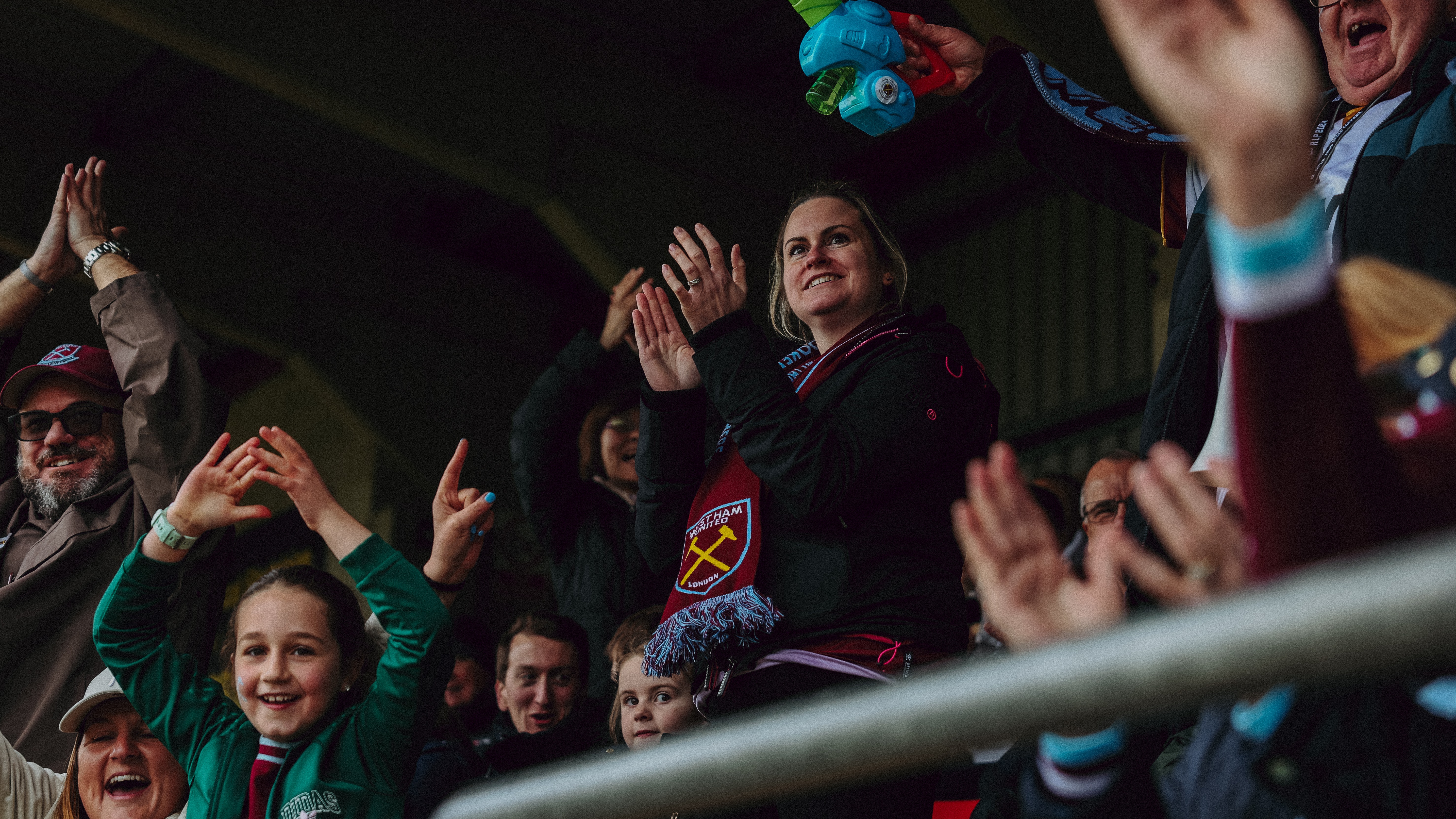 West Ham United women's team supporters