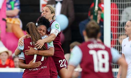 West Ham women in action
