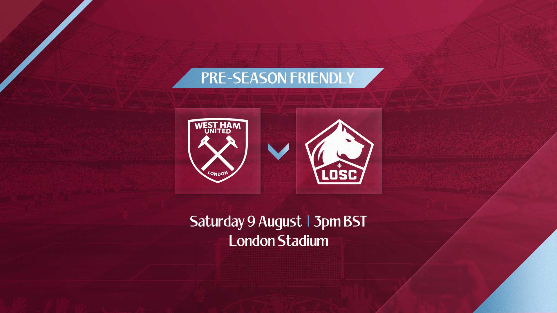 West Ham United to host Lille OSC
