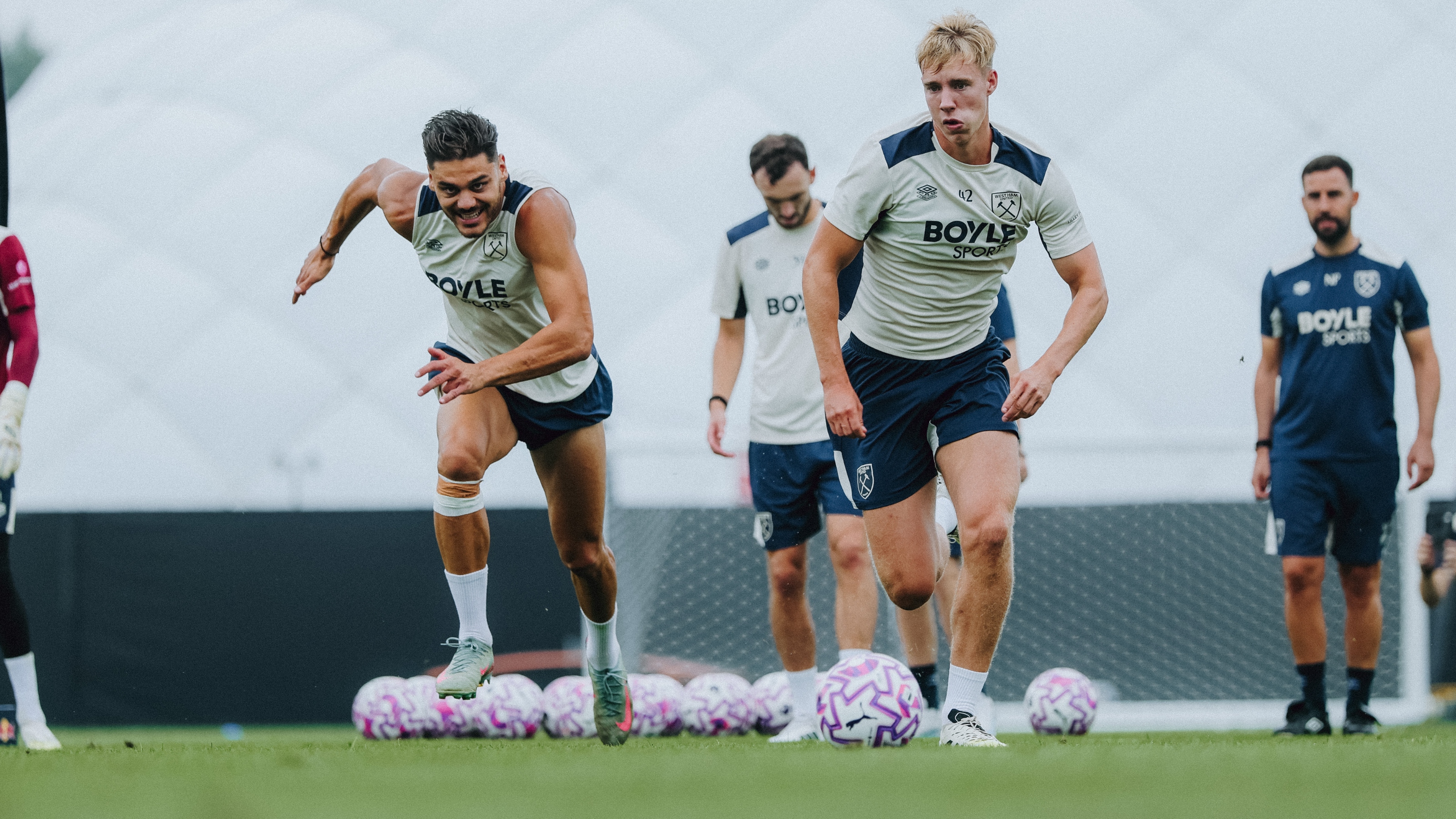 Dinos Mavropanos and Kaelan Casey