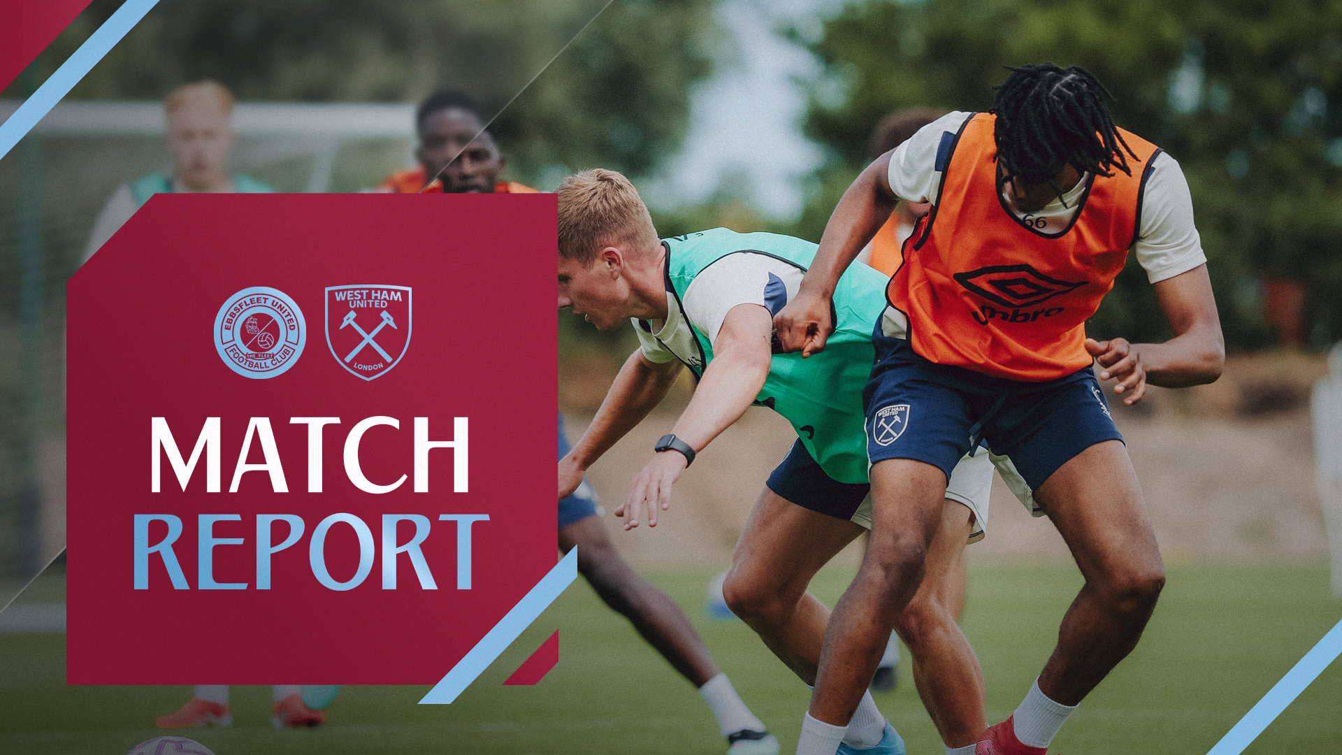 West Ham players in training