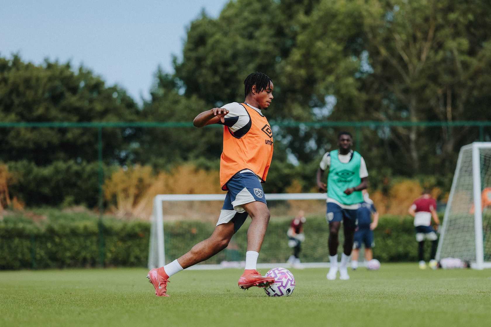 Josh Ajala in training