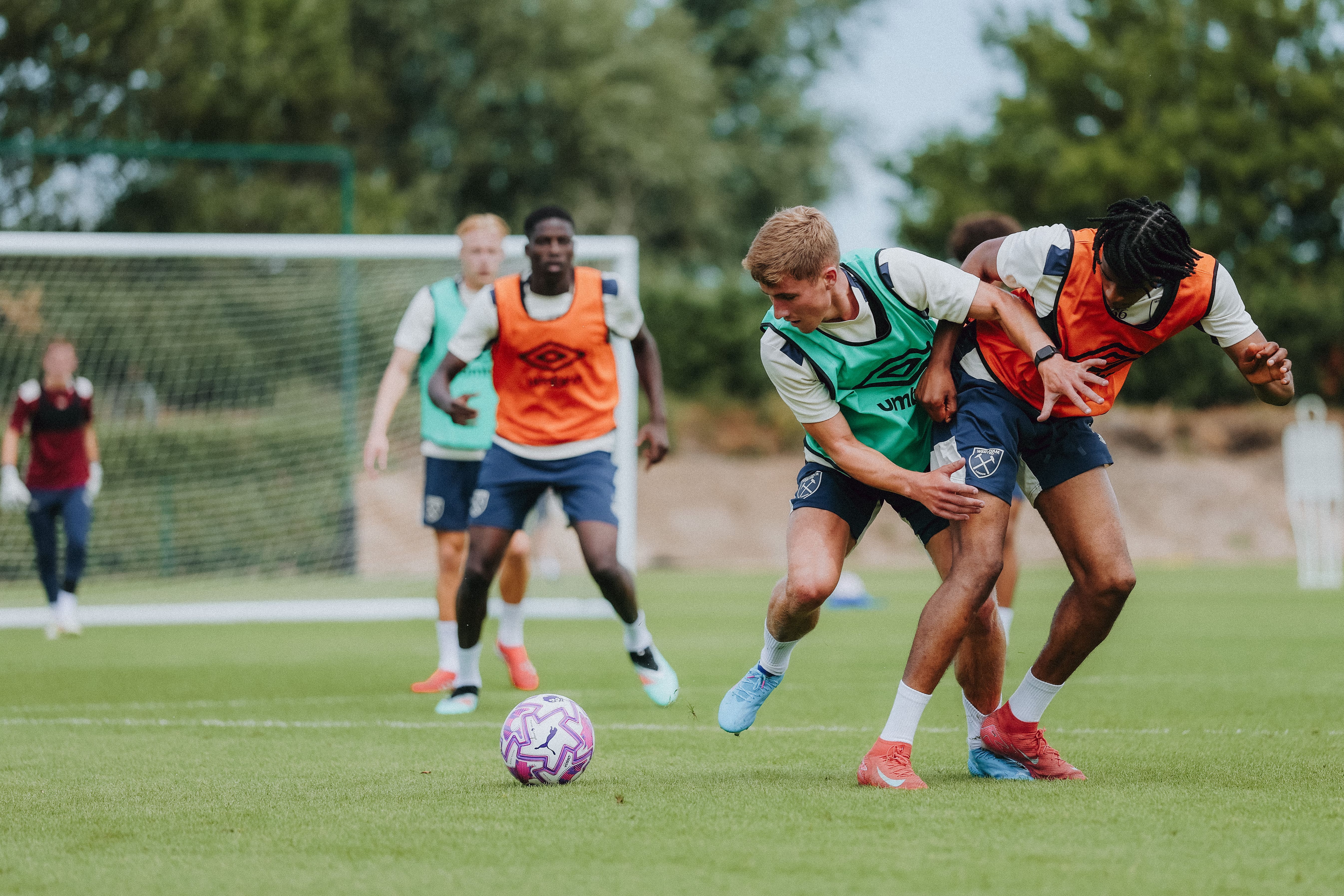 U21s pre-season training
