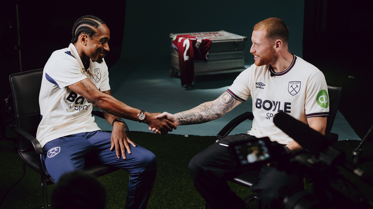 Kyle Walker-Peters and Behzinga