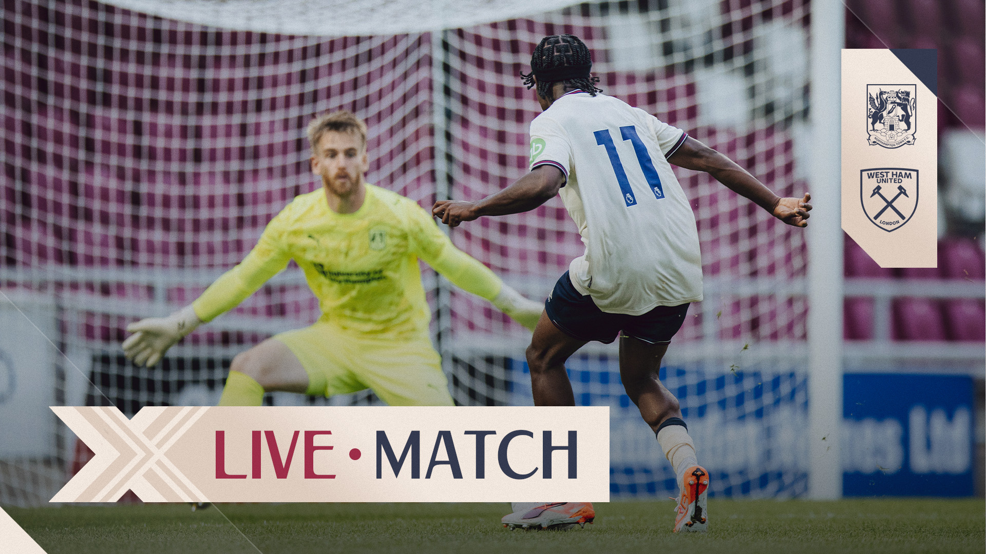 Live Match | Northampton Town v West Ham United U21s