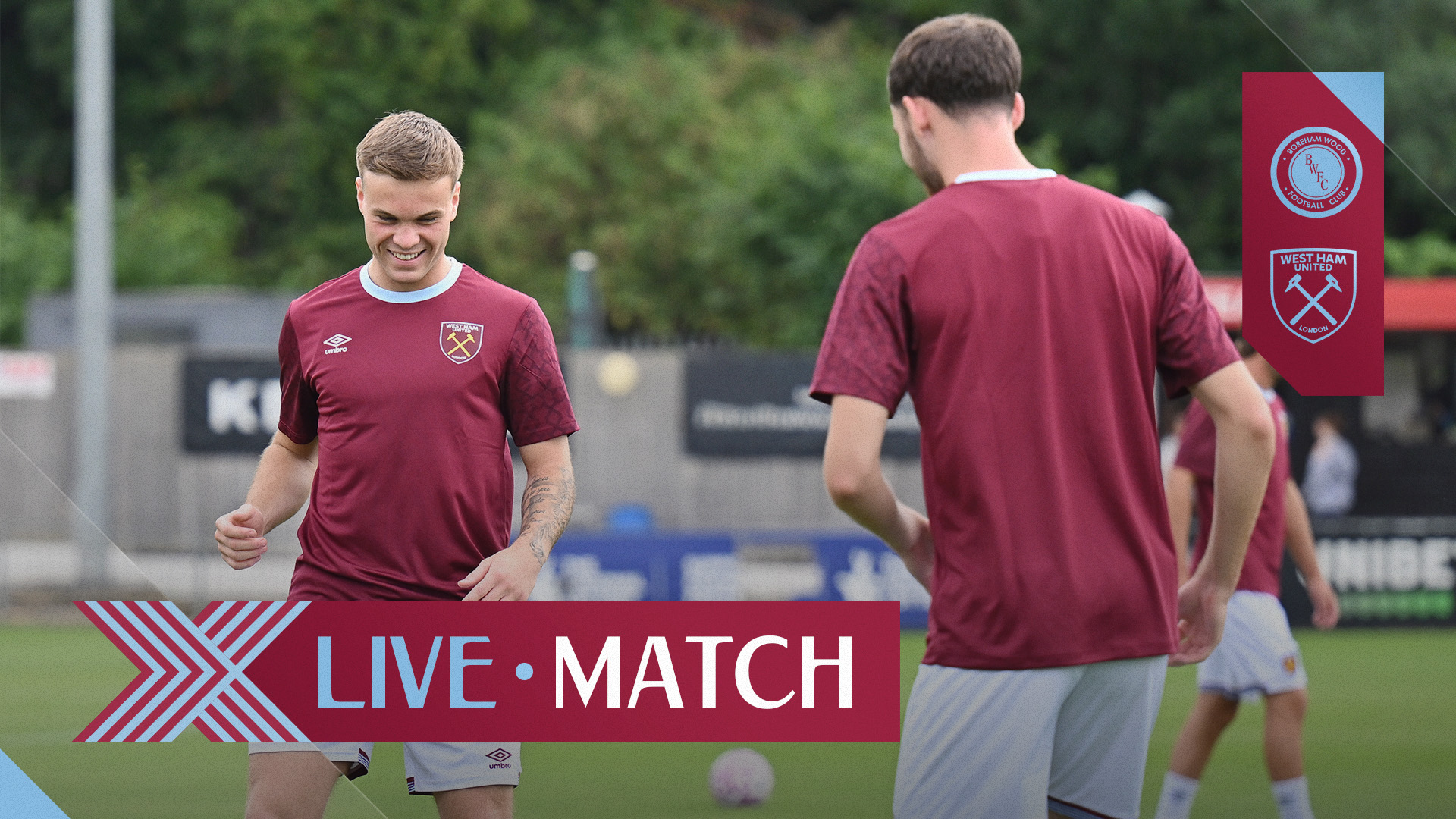 Live Match | Boreham Wood v WHU U21s