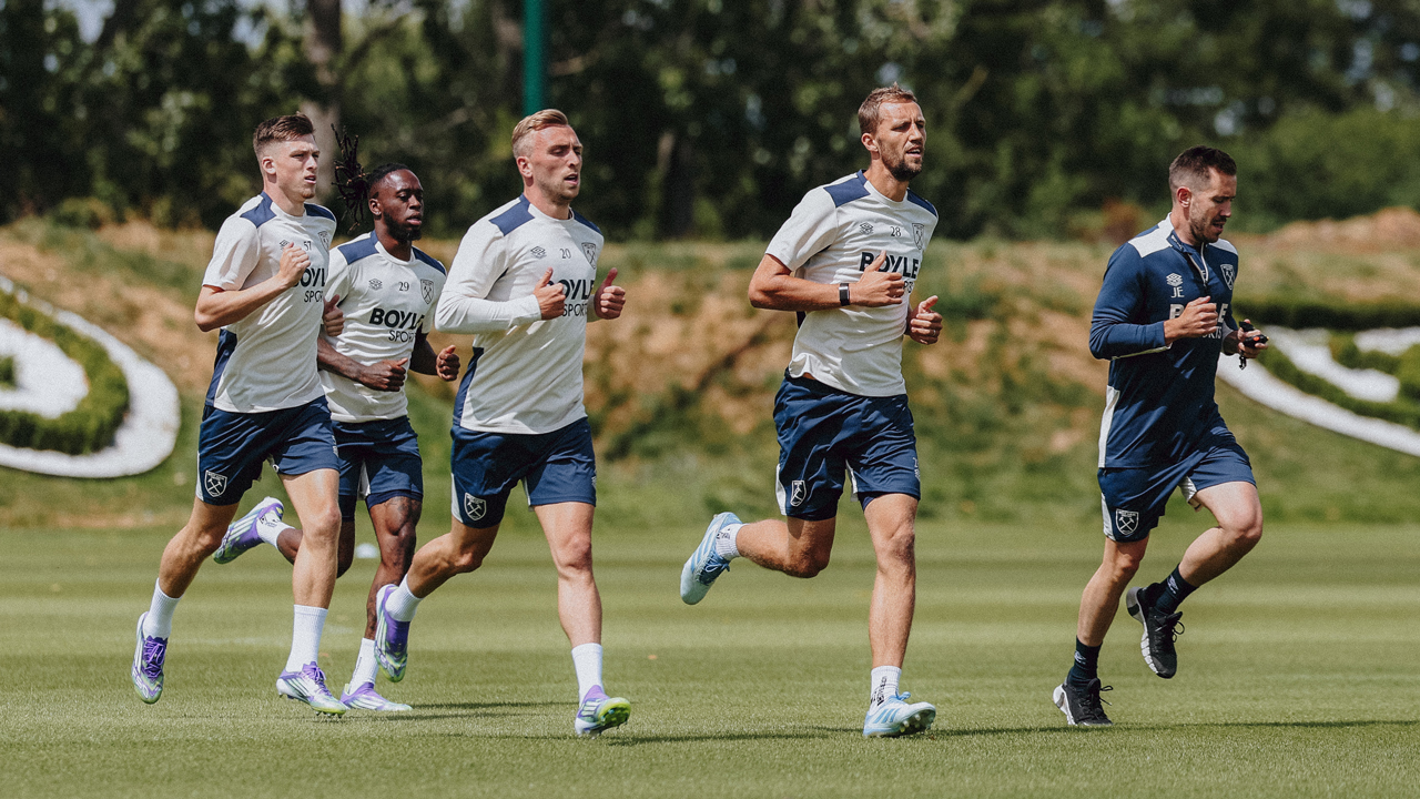 Pre-season day one training