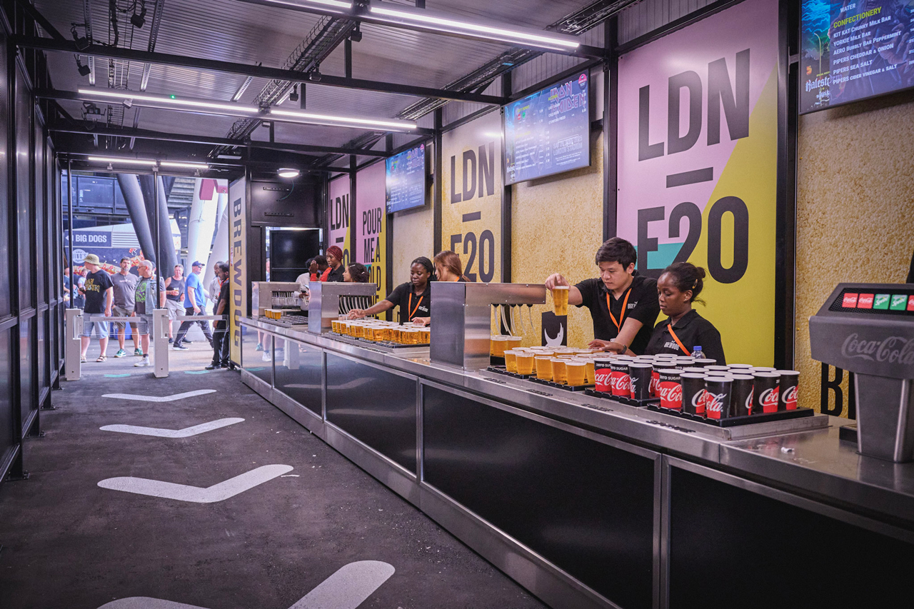 London Stadium beer