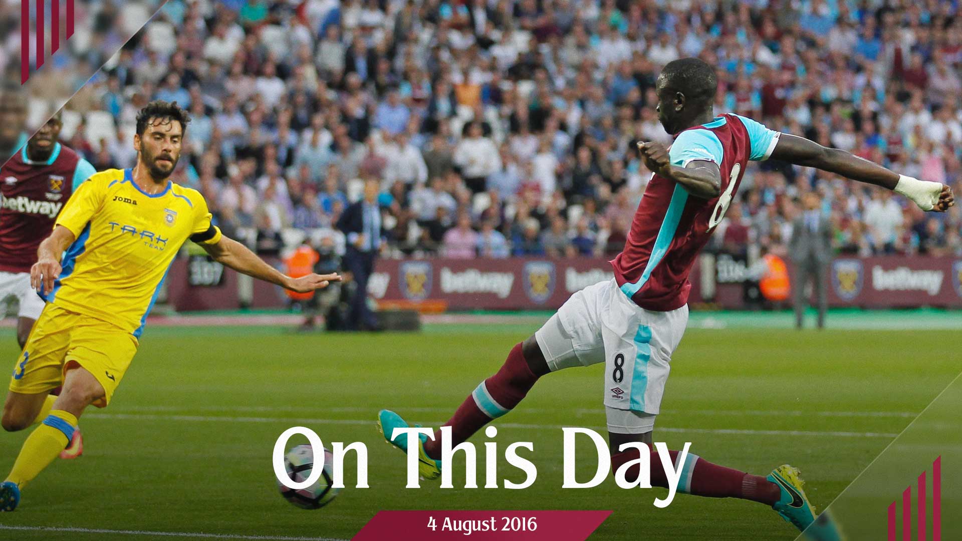 Cheikhou Kouyaté scores against Domžale