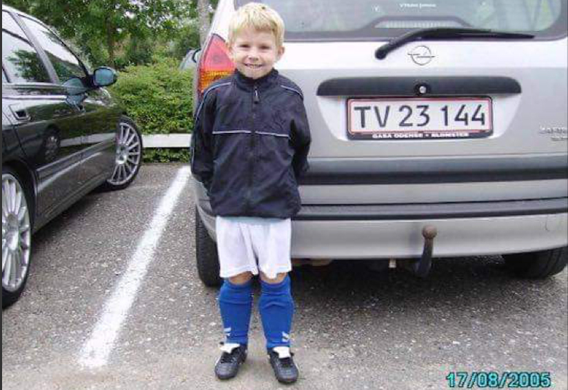 Mads Hermansen at his first club Naesby