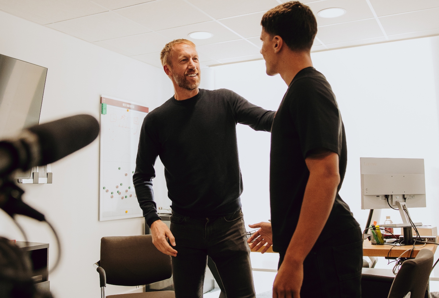 Graham Potter and Mateus Fernandes