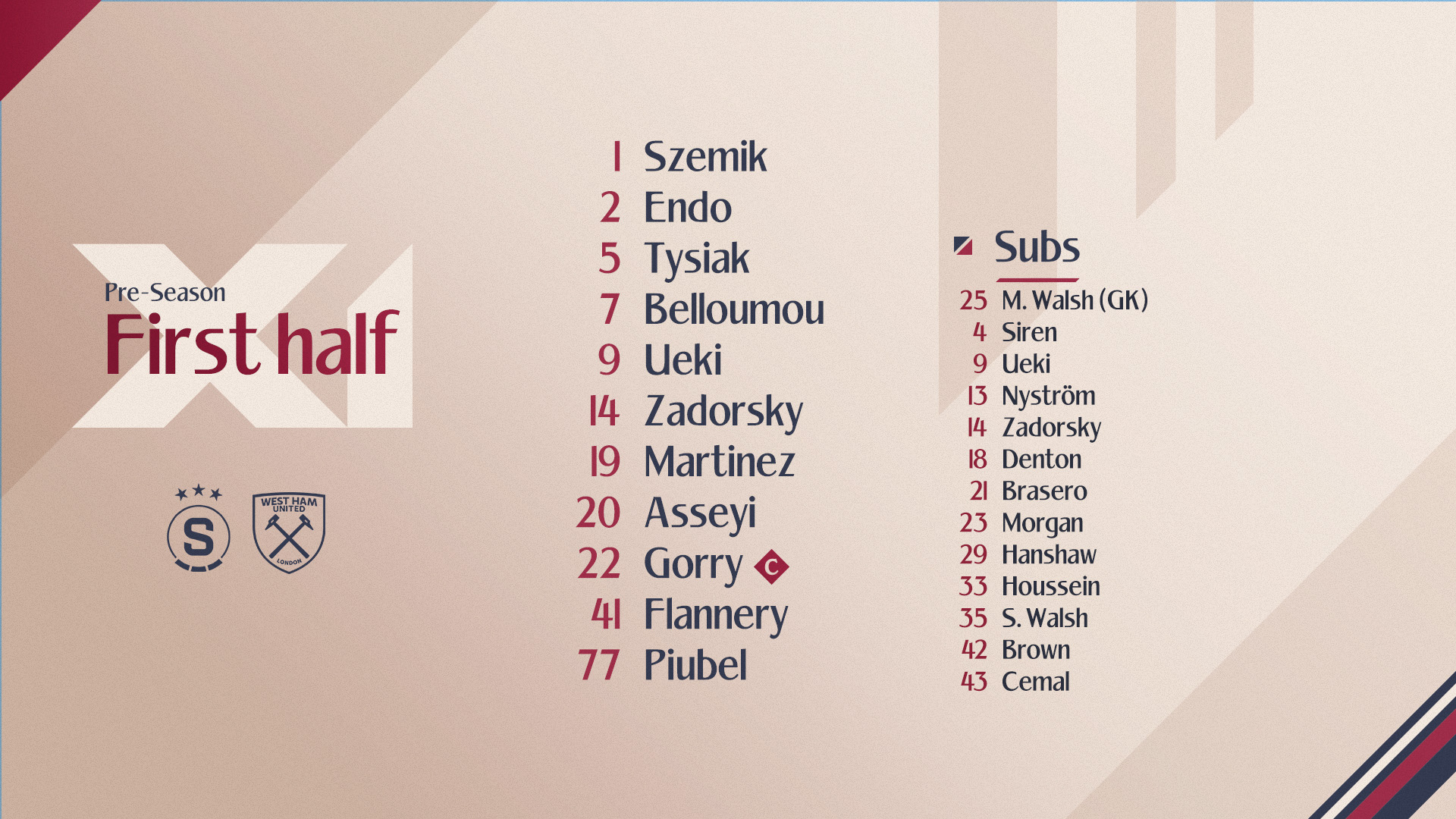 Starting XI