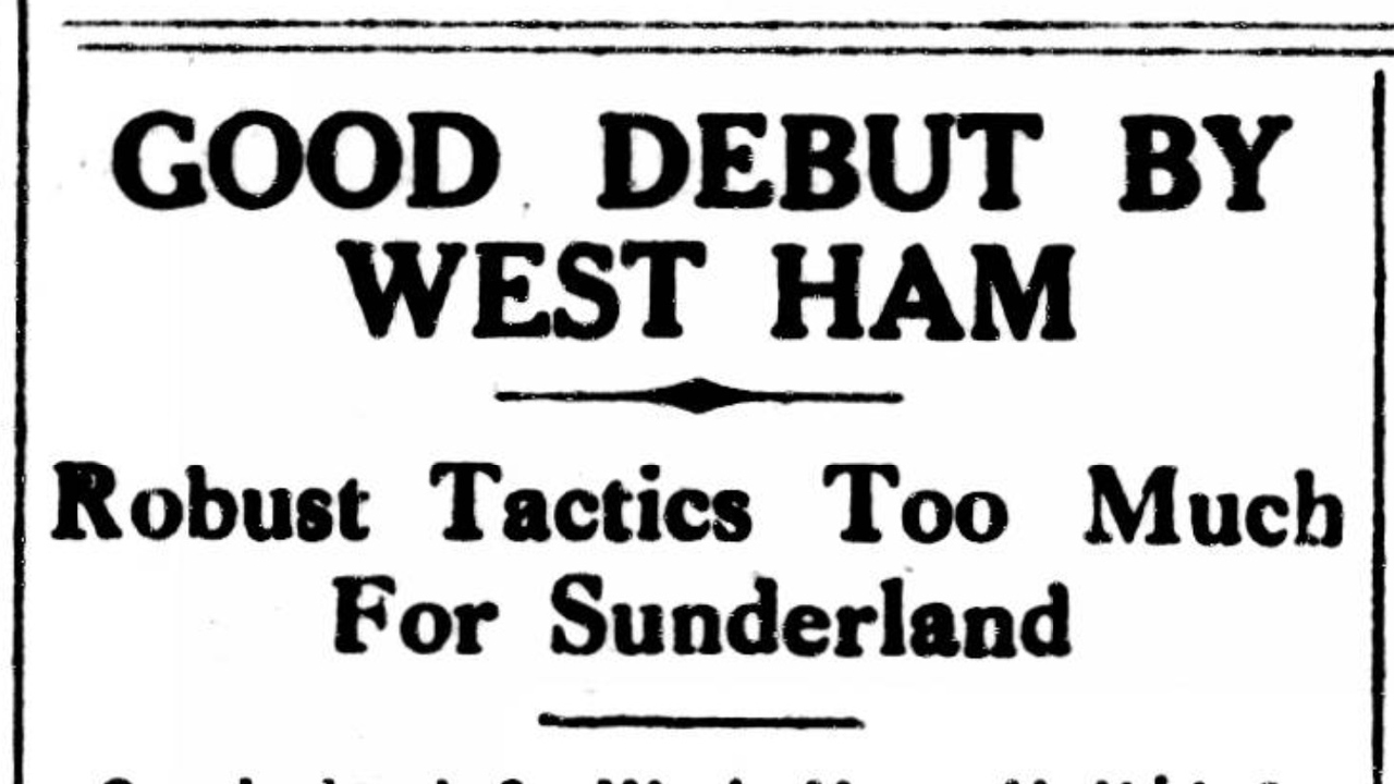 Daily Herald v Sunderland 1923