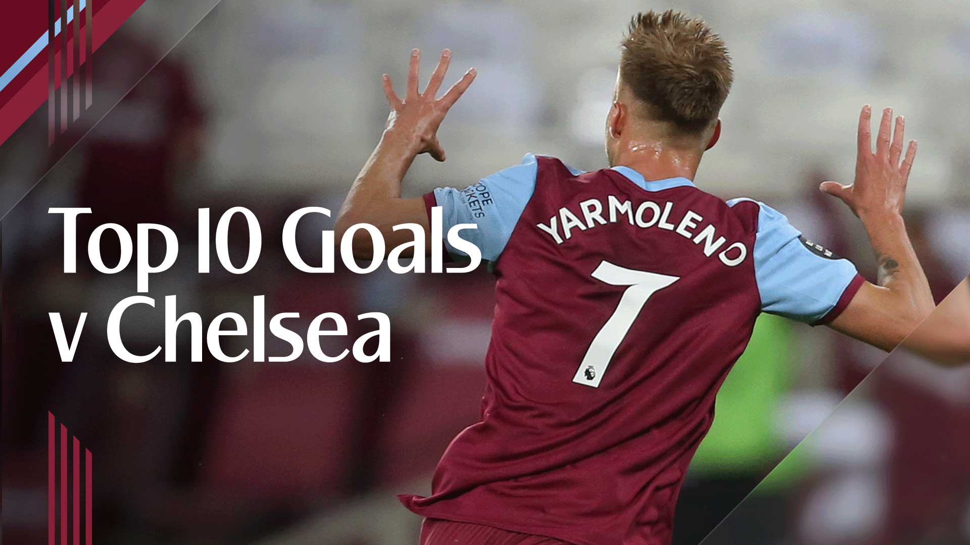 Andriy Yarmolenko celebrates scoring against Chelsea in 2020