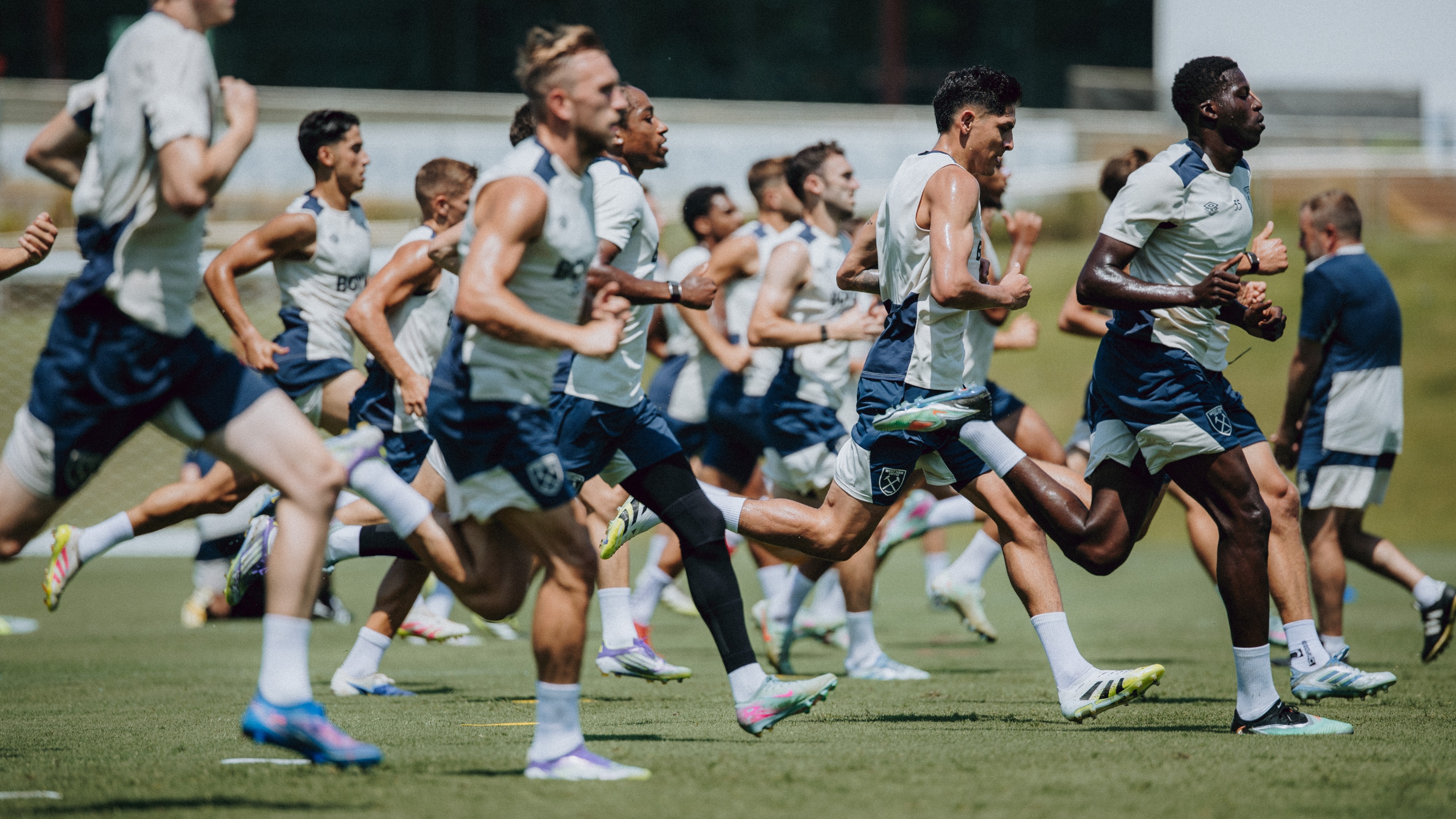 West Ham United train in Atlanta, Georgia