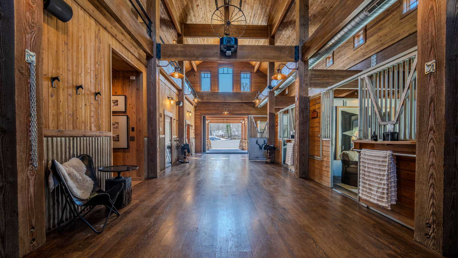 The barn at Weedon Ranch