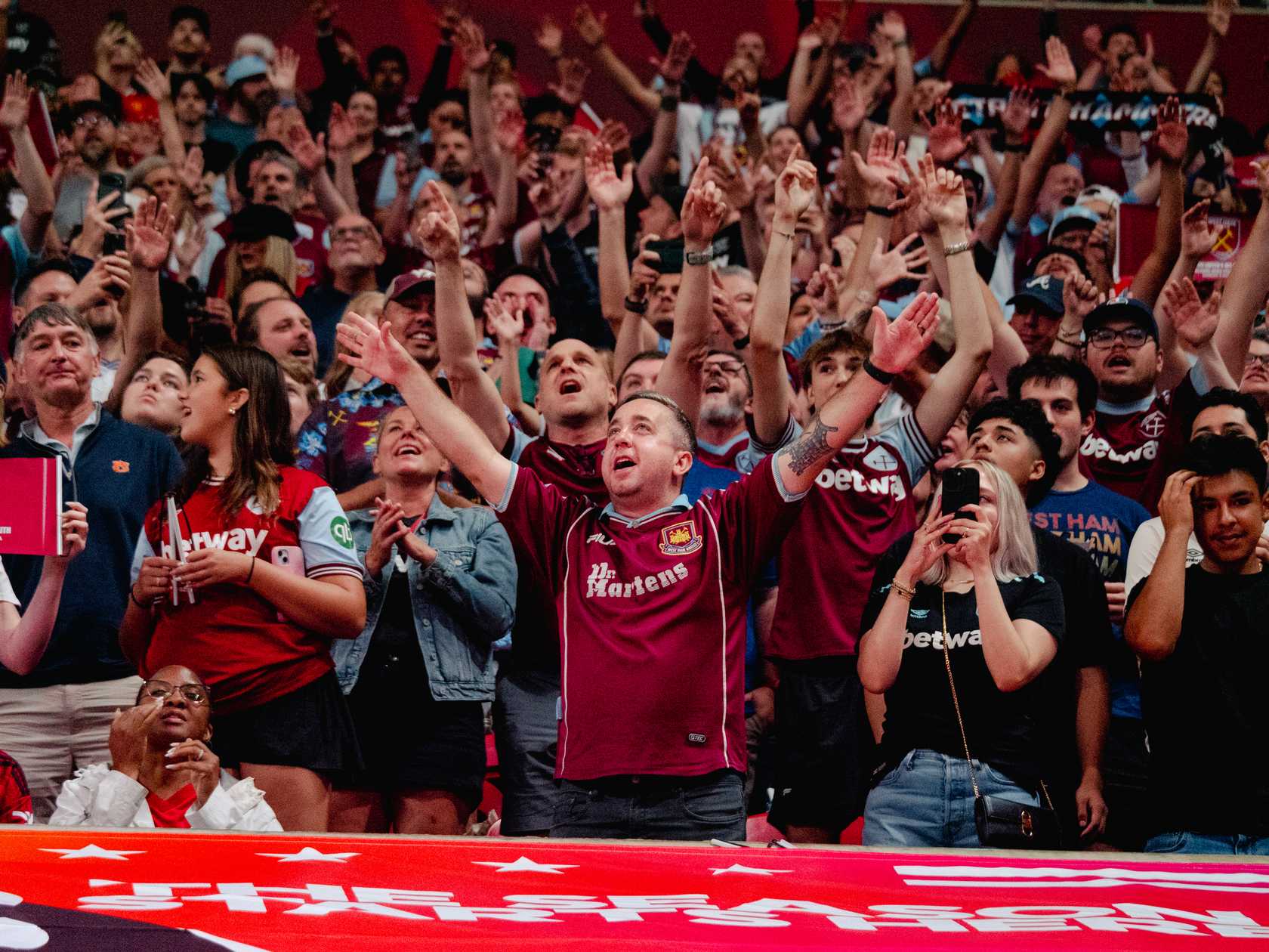 Fans in Atlanta