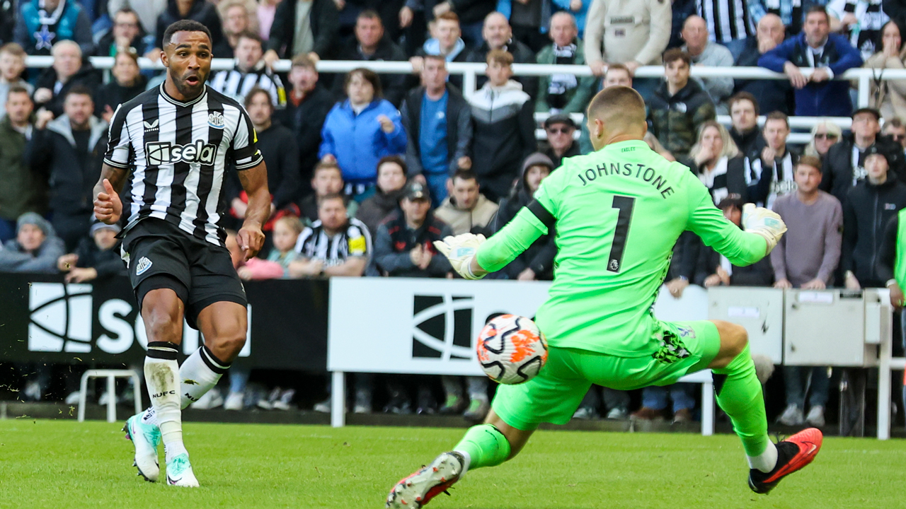 Callum Wilson scores