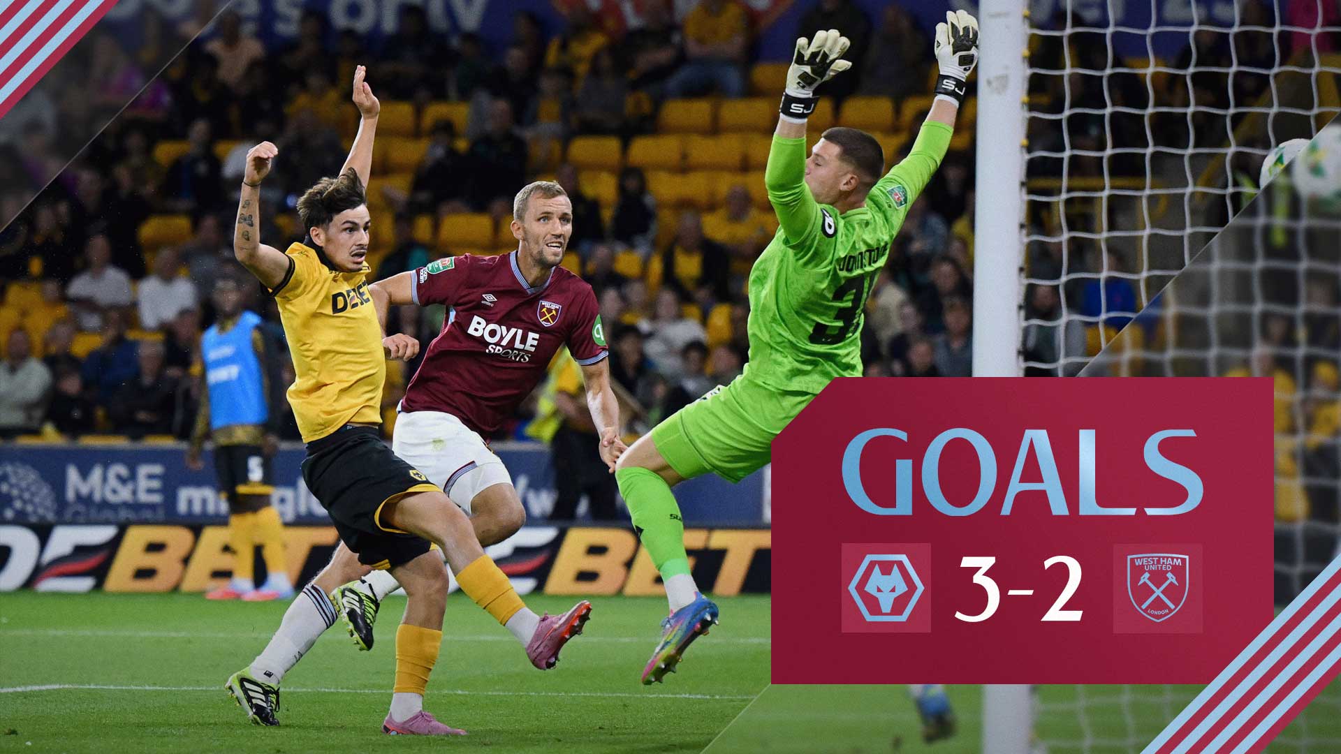 Tomáš Souček scores at Wolves