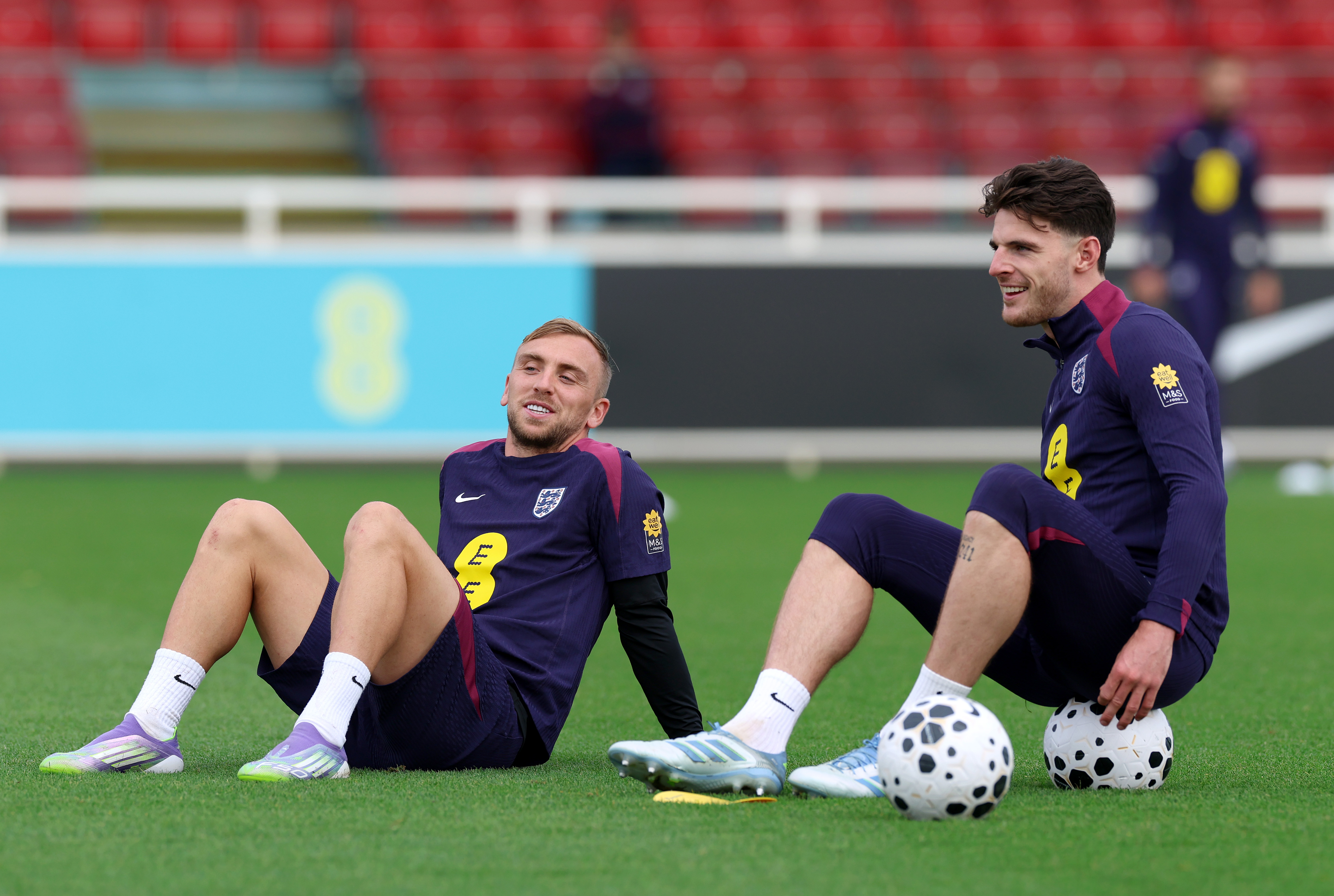 Jarrod Bowen and Declan Rice