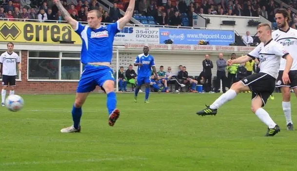 Jarrod Bowen first goal for Hereford 