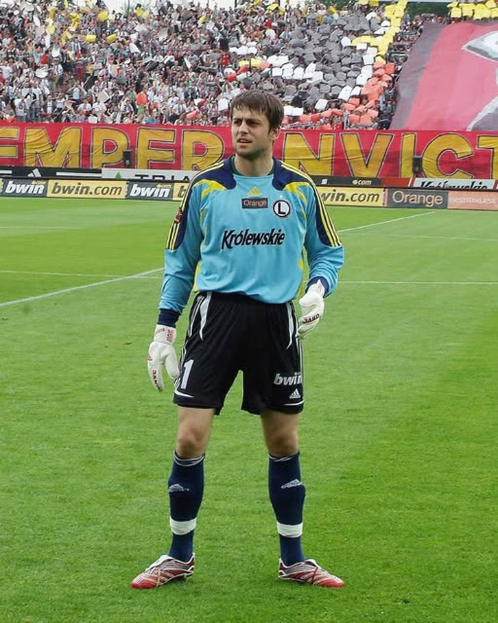 Lukasz Fabianski at Legia Warsaw