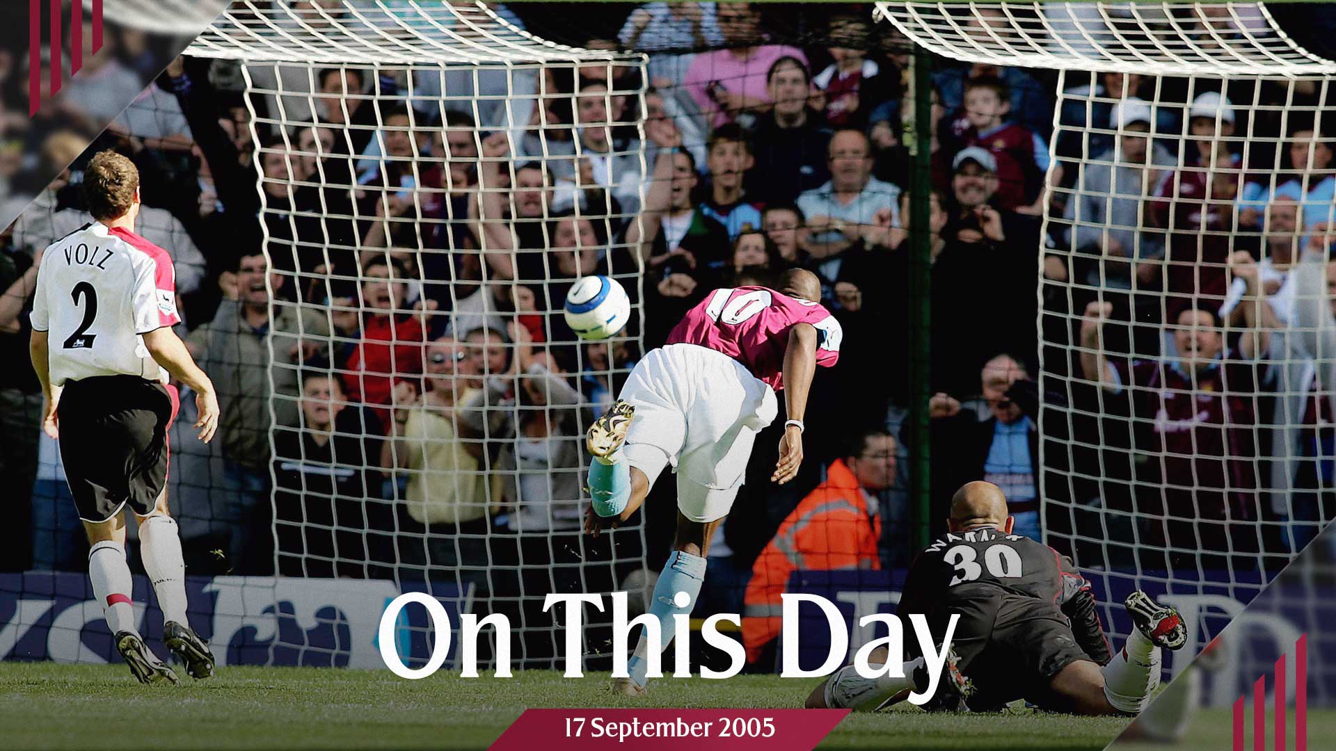 Marlon Harewood scores at Fulham in 2005